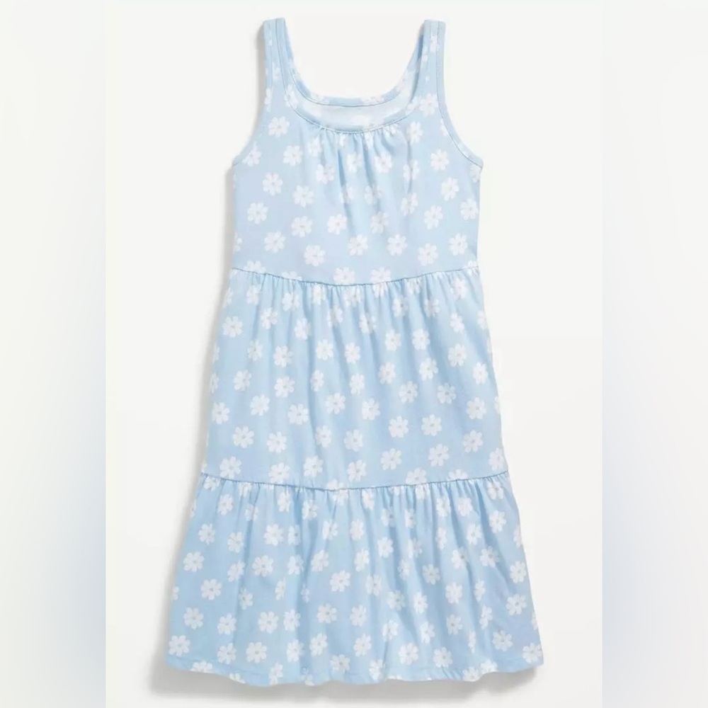 Old Navy Light Blue Floral Dress
